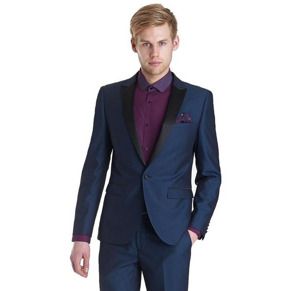 men's suits & blazers handsome navy blue tuxedos peaked lapel mens wedding slim fit one button grooms two pieces(jacket+pants), White;black
men's suits & blazers handsome navy blue tuxedos peaked lapel mens wedding slim fit one button grooms two pieces(jacket+pants), White;black