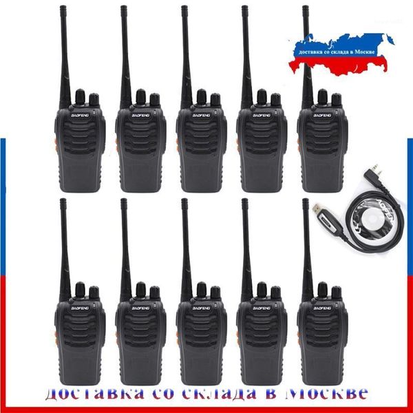 10pcs baofeng bf-888s walkie talkie 5w 5km uhf 400-470mhz 16 channels handheld portable ham radio two way radio + 1 usb cable1
10pcs baofeng bf-888s walkie talkie 5w 5km uhf 400-470mhz 16 channels handheld portable ham radio two way radio + 1 usb cable1