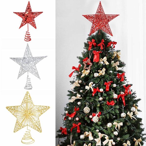 1pc christmas tree star gold silver red glitter iron star ornament merry christmas new year party home tree decoration 7
1pc christmas tree star gold silver red glitter iron star ornament merry christmas new year party home tree decoration 7