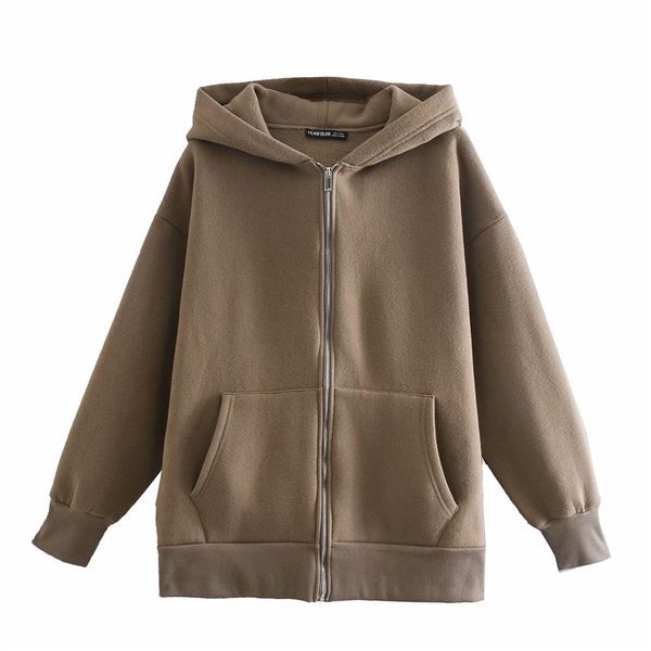 2021 new streetwear solid hoodies fashion cotton ladies 100% loose female chic purse long zipper with hood 7383, Black
2021 new streetwear solid hoodies fashion cotton ladies 100% loose female chic purse long zipper with hood 7383, Black