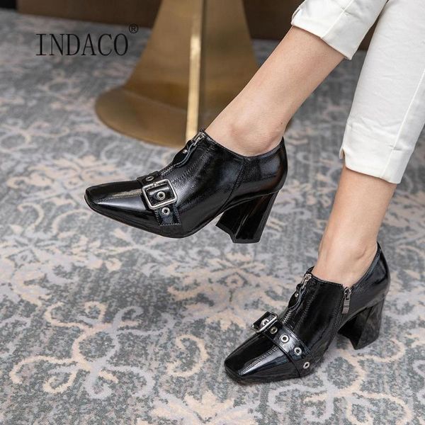 women leather boots square toe ankle boots luxury shoes women designers high heels thick booties, Black
women leather boots square toe ankle boots luxury shoes women designers high heels thick booties, Black