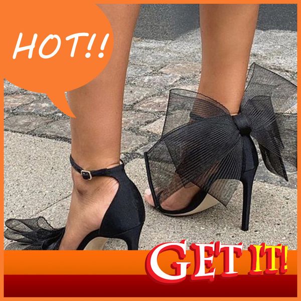 bowknot decoration sandals... ankle braces ten in high heels... wedding dress... women's gladiator shoes... 5jrn, Black
bowknot decoration sandals... ankle braces ten in high heels... wedding dress... women's gladiator shoes... 5jrn, Black