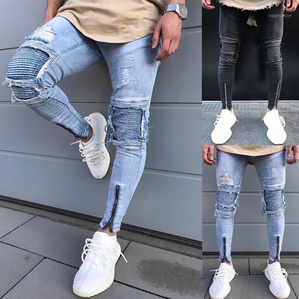 men's jeans men ripped skinny biker destroyed frayed mens pants stretchabele comfortable denim fashion1, Blue
men's jeans men ripped skinny biker destroyed frayed mens pants stretchabele comfortable denim fashion1, Blue