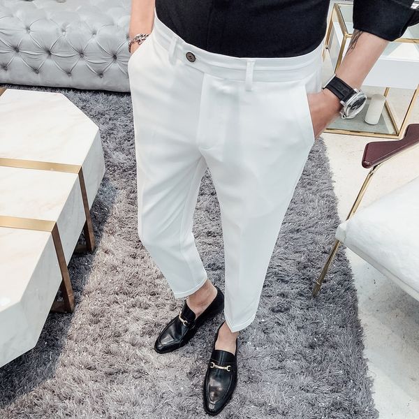 rtetg four seasons men's korean casual urban pantssuit wear pants solid casual pants youth british slim r6fja suit capris trend fashion, Blue
rtetg four seasons men's korean casual urban pantssuit wear pants solid casual pants youth british slim r6fja suit capris trend fashion, Blue