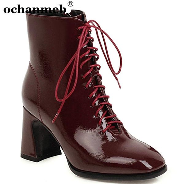 biggest size 48 women lace up ankle boots woman autumn winter red beige black short booties lady thick high heels shoes footwear
biggest size 48 women lace up ankle boots woman autumn winter red beige black short booties lady thick high heels shoes footwear