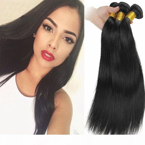 7a grade brazilian virgin hair straight 3 4pcs lot straight human hair 100g bundles virgin brazilian hair weave bundles, Black
7a grade brazilian virgin hair straight 3 4pcs lot straight human hair 100g bundles virgin brazilian hair weave bundles, Black