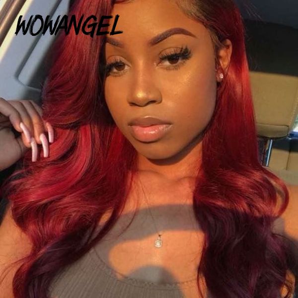 wowangel burgundy 99j фронта шнурка человеческих волос парики colored body wave pre щипковых отбеленные узлы бразильский волос remy прозрачн, Black;brown
wowangel burgundy 99j фронта шнурка человеческих волос парики colored body wave pre щипковых отбеленные узлы бразильский волос remy прозрачн, Black;brown