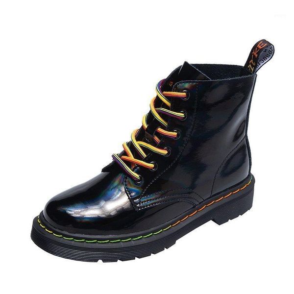 white boots 2021 latest chic boots transparent sole round toe colorful lace-up pu upper versatile casual women1, Black
white boots 2021 latest chic boots transparent sole round toe colorful lace-up pu upper versatile casual women1, Black