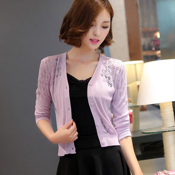 sweater, cardigan, thin coat, 2019 spring and summer wear, new short sweater, hollowed out and small shawl sunscreen, White;black
sweater, cardigan, thin coat, 2019 spring and summer wear, new short sweater, hollowed out and small shawl sunscreen, White;black