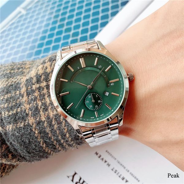2020 new green water ghost men's watch 42mm fashion sports wild business gentleman watch life waterproof stainless steel quartz watch, Slivery;brown
2020 new green water ghost men's watch 42mm fashion sports wild business gentleman watch life waterproof stainless steel quartz watch, Slivery;brown