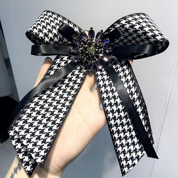 pins, brooches korean vintage college houndstooth swallow gird big bow tie for women fashion shirt corsage jewelry accessories, Gray
pins, brooches korean vintage college houndstooth swallow gird big bow tie for women fashion shirt corsage jewelry accessories, Gray