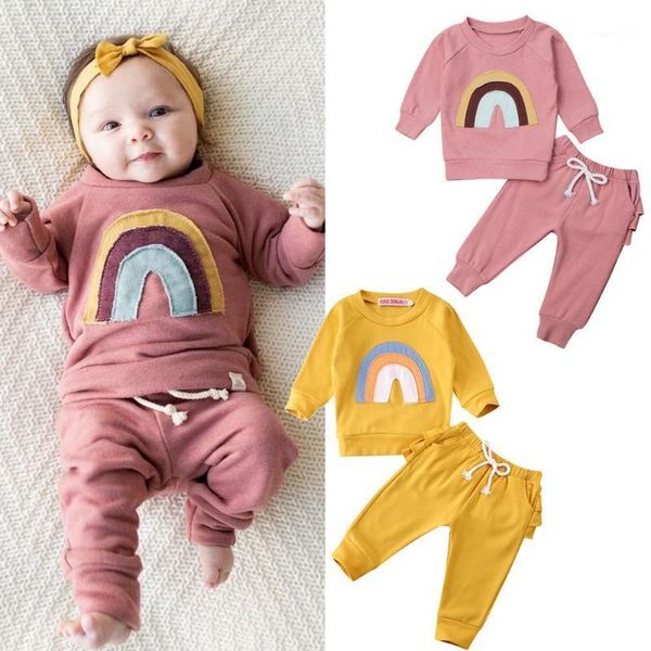 clothing sets toddler infant kids baby girl clothes set spring winter rainbow long sleeve ruffle pants cute tracksuit 2pcs1, White
clothing sets toddler infant kids baby girl clothes set spring winter rainbow long sleeve ruffle pants cute tracksuit 2pcs1, White