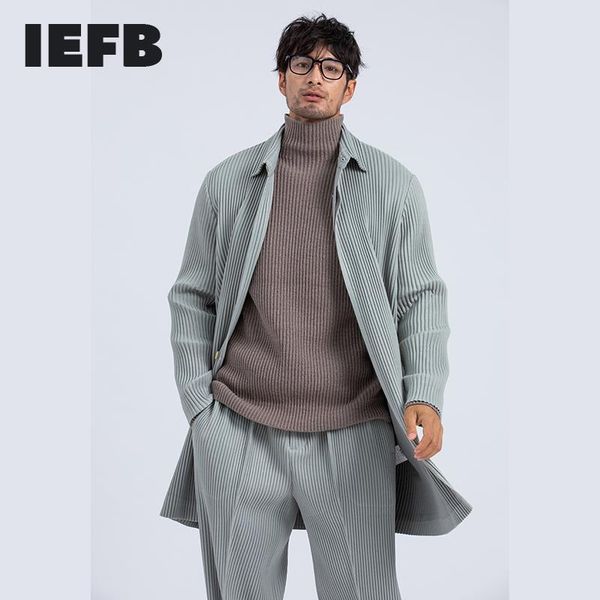 men's trench coats iefb clothing thick streetwear japanese fashion pleated coat autumn winter lapel med length windbreaker 9y4320, Tan;black
men's trench coats iefb clothing thick streetwear japanese fashion pleated coat autumn winter lapel med length windbreaker 9y4320, Tan;black