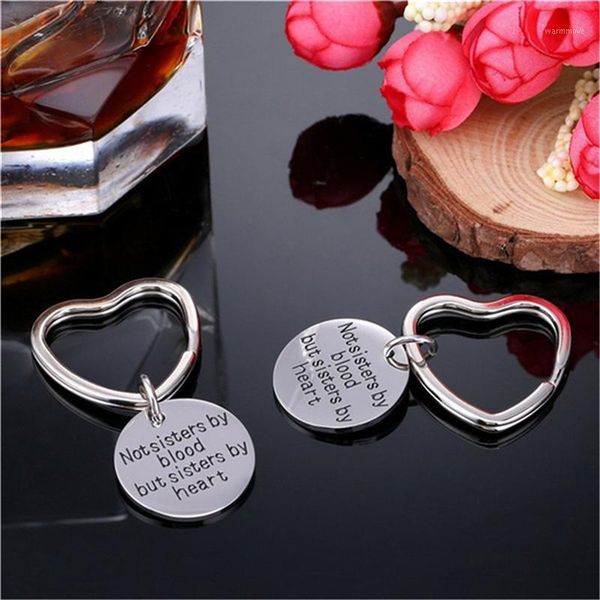 2pcs friends keychain heart-shaped keyring "not sisters by blood but sisters by heart" friendship jewelry for women girls1, Silver
2pcs friends keychain heart-shaped keyring "not sisters by blood but sisters by heart" friendship jewelry for women girls1, Silver