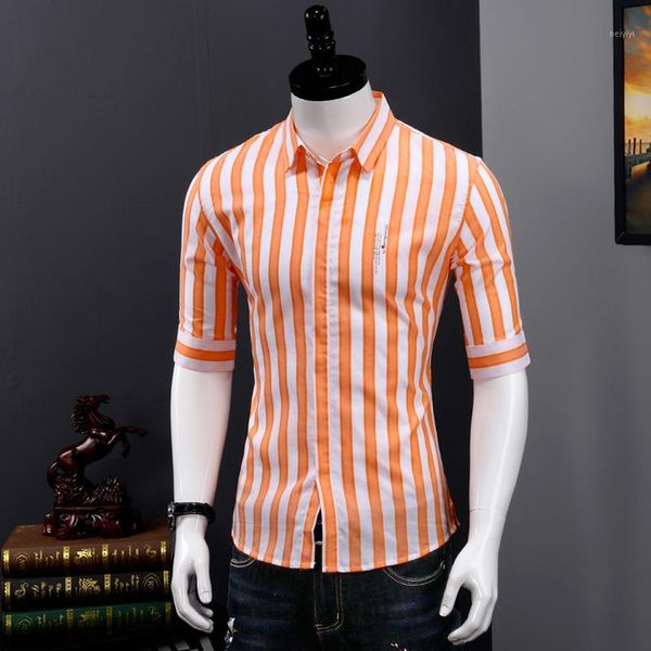 men's dress shirts mens striped cotton 100% slim fit shirt summer half sleeve fashion korean style size l xl xxl xxxl1, White;black
men's dress shirts mens striped cotton 100% slim fit shirt summer half sleeve fashion korean style size l xl xxl xxxl1, White;black