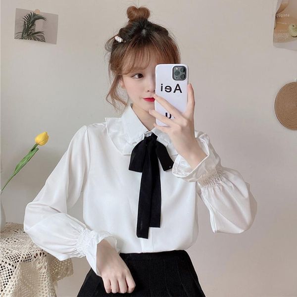 white ruffles turn-down collar blouses new korean preppy style long sleeve shirts women's clothing autumn fashion ladies 1
white ruffles turn-down collar blouses new korean preppy style long sleeve shirts women's clothing autumn fashion ladies 1