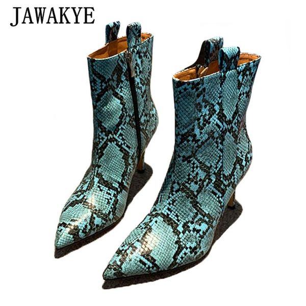 new pointed toe snakeskin women stilettos ankle boots genuine leather retro side zip short boots runway autumn high heel shoes, Black
new pointed toe snakeskin women stilettos ankle boots genuine leather retro side zip short boots runway autumn high heel shoes, Black