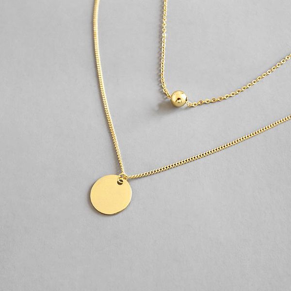 2020 ketting necklaces pendants choker necklace 925 sterling silver female geometric bead double clavicle chain jewelry bijoux
2020 ketting necklaces pendants choker necklace 925 sterling silver female geometric bead double clavicle chain jewelry bijoux