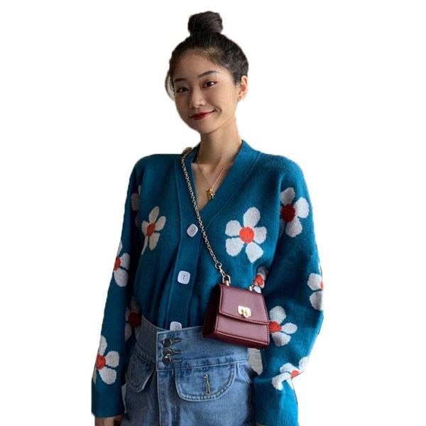 fashion women's sweaters new 2021 spring autumn short long sleeve flowers knitted sweater cardigan lady girl casual jacket, White
fashion women's sweaters new 2021 spring autumn short long sleeve flowers knitted sweater cardigan lady girl casual jacket, White