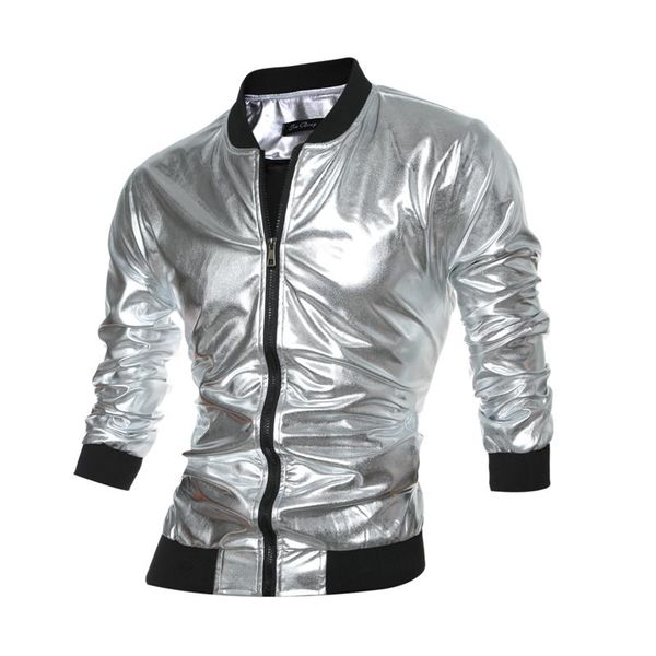 mcikkny new men's bomber jacket and coats hip hop nightclub shinny casual jacket for male stage singer clothing gold sliver, Black;brown
mcikkny new men's bomber jacket and coats hip hop nightclub shinny casual jacket for male stage singer clothing gold sliver, Black;brown