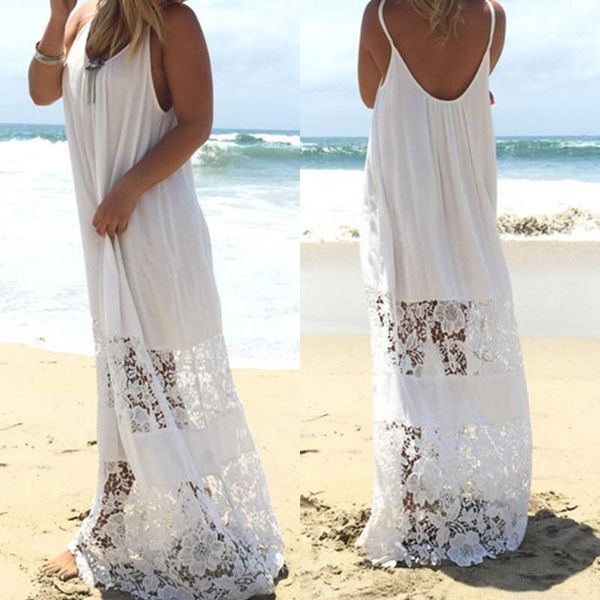 elegant bohemian lace dress women's spaghetti strap beach sundress zanzea summer maxi vestidos female backless oversized size1, Black;gray
elegant bohemian lace dress women's spaghetti strap beach sundress zanzea summer maxi vestidos female backless oversized size1, Black;gray