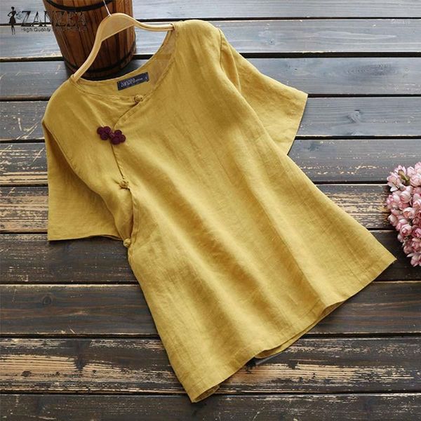 zanzea summer cotton linen shirt women vintage short sleeve buttons female casual blouse femininas blusas loose chemise1, White
zanzea summer cotton linen shirt women vintage short sleeve buttons female casual blouse femininas blusas loose chemise1, White