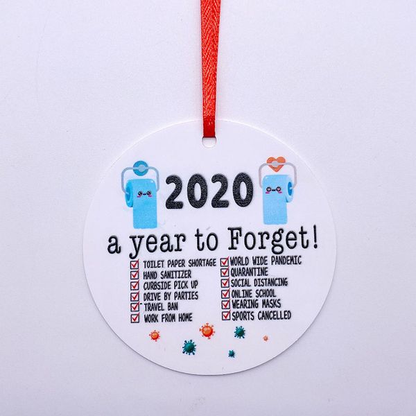 2020 quarantine christmas ornament wishes party decoration gift personalized xmas pandemic ornament circle tree pendant necklaces, Silver
2020 quarantine christmas ornament wishes party decoration gift personalized xmas pandemic ornament circle tree pendant necklaces, Silver