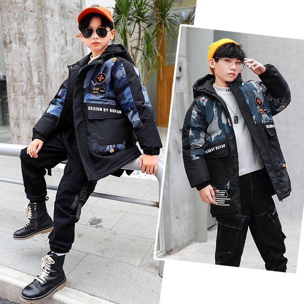 medium big boys camouflage cotton clothes 2020 winter new tide high collar thick warm long section tide boy cotton coat, Camo
medium big boys camouflage cotton clothes 2020 winter new tide high collar thick warm long section tide boy cotton coat, Camo