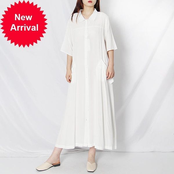 design 2021 new of the brand holiday clothes summer women's fashions loosed large pocket with lapel casual short dress long 8ibq, Black;gray
design 2021 new of the brand holiday clothes summer women's fashions loosed large pocket with lapel casual short dress long 8ibq, Black;gray