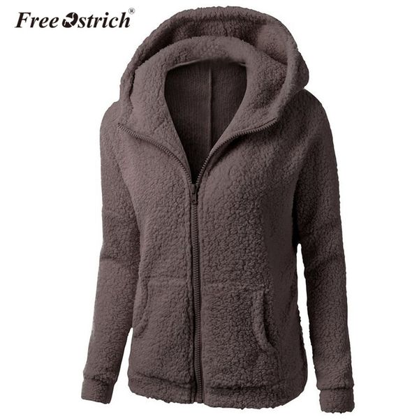 ostrich winter warm fleece fur coat women long sleeve slim hooded outerwear coat pockets zipper plus size overcoat t200319, Black;brown
ostrich winter warm fleece fur coat women long sleeve slim hooded outerwear coat pockets zipper plus size overcoat t200319, Black;brown