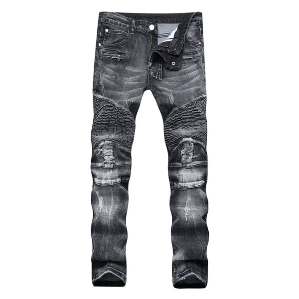 trade classic retro jeans men straight slim zipper decoration light fold skinny denim pants fashion stretch hip hop jogger jeans 201116, Blue
trade classic retro jeans men straight slim zipper decoration light fold skinny denim pants fashion stretch hip hop jogger jeans 201116, Blue