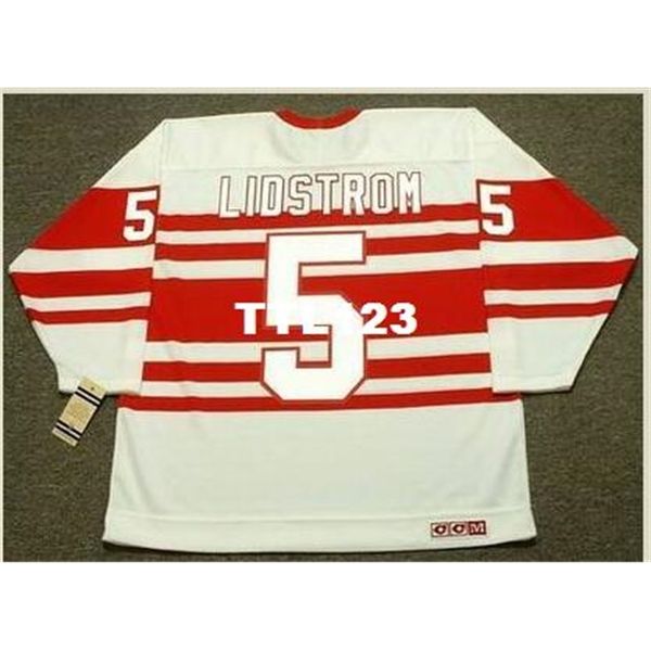 men #5 nicklas lidstrom detroit red wings 1992 ccm vintage tk hockey jersey or custom any name or number retro jersey, Black
men #5 nicklas lidstrom detroit red wings 1992 ccm vintage tk hockey jersey or custom any name or number retro jersey, Black