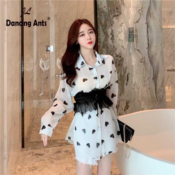 woman shirts long sleeve turn-down collar chiffon blouses single breasted printed patchwork casual long blouses 2020 spring new1, White
woman shirts long sleeve turn-down collar chiffon blouses single breasted printed patchwork casual long blouses 2020 spring new1, White