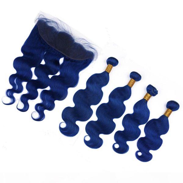 pure blue body wave 4bundles peruvian virgin hair with frontal dark blue wavy 13x4 lace frontal closure with human hair weave wefts, Black;brown
pure blue body wave 4bundles peruvian virgin hair with frontal dark blue wavy 13x4 lace frontal closure with human hair weave wefts, Black;brown
