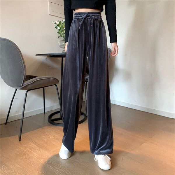 2021 new autumn women's korean version simple versatile mopping trousers wide-leg thin dark high-waist straight-leg casual pants, Black;white
2021 new autumn women's korean version simple versatile mopping trousers wide-leg thin dark high-waist straight-leg casual pants, Black;white
