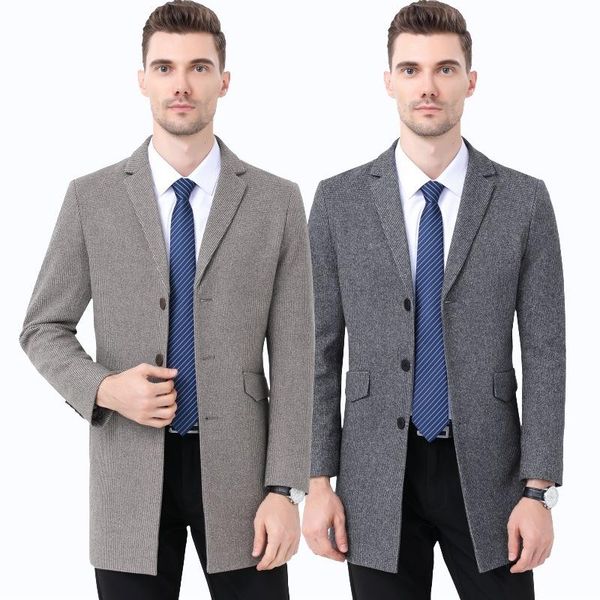 2020 cashmere coat male winter long business middle-aged father fashion of leading cadres in the new fur coat, Black
2020 cashmere coat male winter long business middle-aged father fashion of leading cadres in the new fur coat, Black