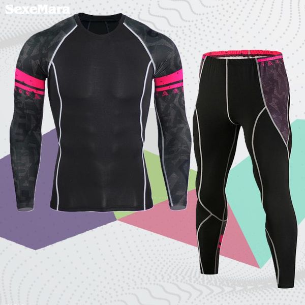2021 man fitness compression sport suit rashguard male long sleeve jogging tracksuit bodybuilding men's sportswear, Black;blue
2021 man fitness compression sport suit rashguard male long sleeve jogging tracksuit bodybuilding men's sportswear, Black;blue