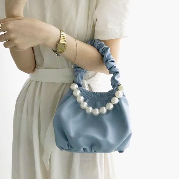 shoulder bags small women's bucket bag blue for woman 2021 pearl ladies handbag folds female crossbody sac a main femme
shoulder bags small women's bucket bag blue for woman 2021 pearl ladies handbag folds female crossbody sac a main femme