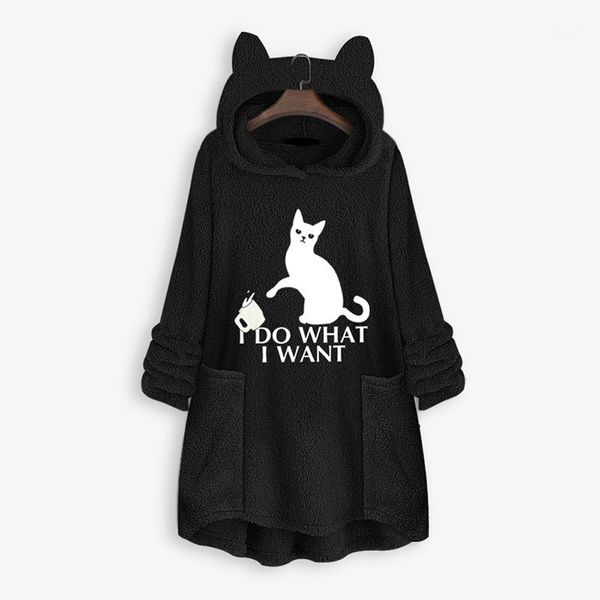 plus size fleece hooded coat women winter double-sided plush hoodies sweatshirt cut cat letter print mid long pullover hoodies1, Black
plus size fleece hooded coat women winter double-sided plush hoodies sweatshirt cut cat letter print mid long pullover hoodies1, Black