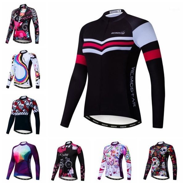 weimostar autumn 2020 pro team cycling jersey long sleeve women mtb bicycle clothing mountian road bike sportswear cycling, Black;red
weimostar autumn 2020 pro team cycling jersey long sleeve women mtb bicycle clothing mountian road bike sportswear cycling, Black;red