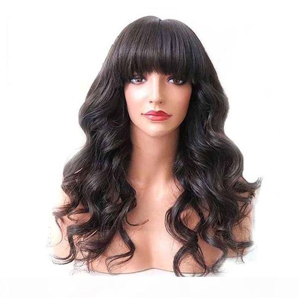 hd lace human hair wigs with bangs for black women body wave virgin brazilian transparent hd lace front wig bang with baby hair, Black;brown
hd lace human hair wigs with bangs for black women body wave virgin brazilian transparent hd lace front wig bang with baby hair, Black;brown