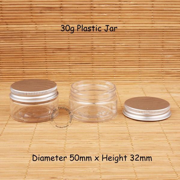 30pcs/lot promotion 30g small plastic cream jar 1oz facial mask vial aluminum cap 30ml refillable bottle cosmetic packaging1
30pcs/lot promotion 30g small plastic cream jar 1oz facial mask vial aluminum cap 30ml refillable bottle cosmetic packaging1