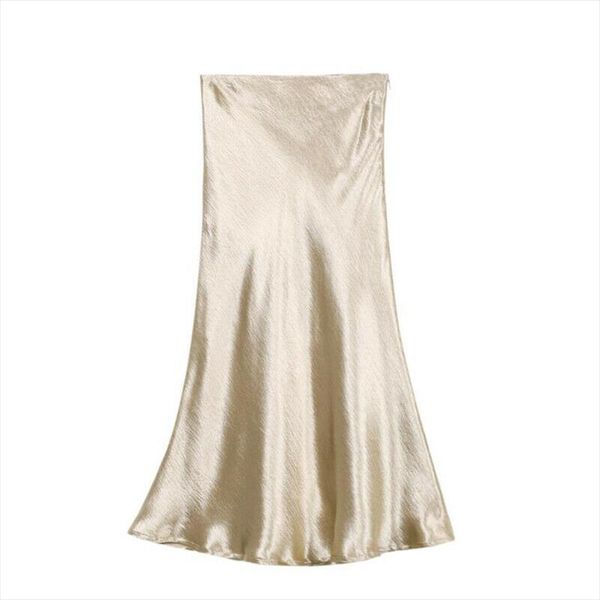 fashion women glossy skirts metallic stain shiny wet look high waist midi skirt emulation silk female, Black
fashion women glossy skirts metallic stain shiny wet look high waist midi skirt emulation silk female, Black
