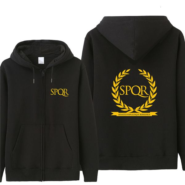 new fashion roman spqr hoodies men fleece zipper sweatshirt winter autumn zipper spqr casual jackets coats hoodies, Black
new fashion roman spqr hoodies men fleece zipper sweatshirt winter autumn zipper spqr casual jackets coats hoodies, Black