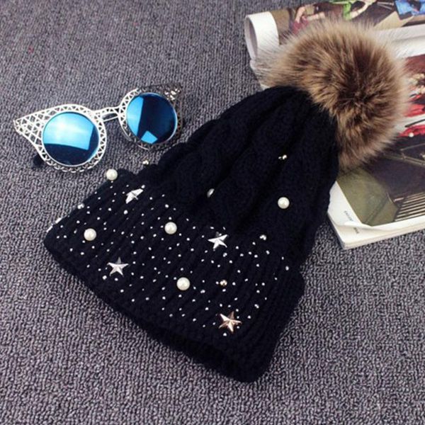 beanie/skull caps five pointed star studded knitted hat women winter warm fur ball wool cap christmas headdress casual fashion gorro ski, Blue;gray
beanie/skull caps five pointed star studded knitted hat women winter warm fur ball wool cap christmas headdress casual fashion gorro ski, Blue;gray