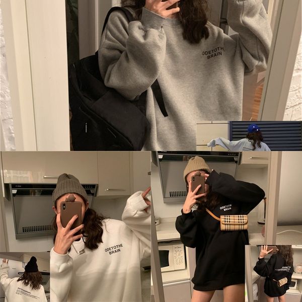 rwxni style autumn sweater new sweater women's thin round neck loose korean new creative printing solid color long sleeve 2020 fashio, Black
rwxni style autumn sweater new sweater women's thin round neck loose korean new creative printing solid color long sleeve 2020 fashio, Black