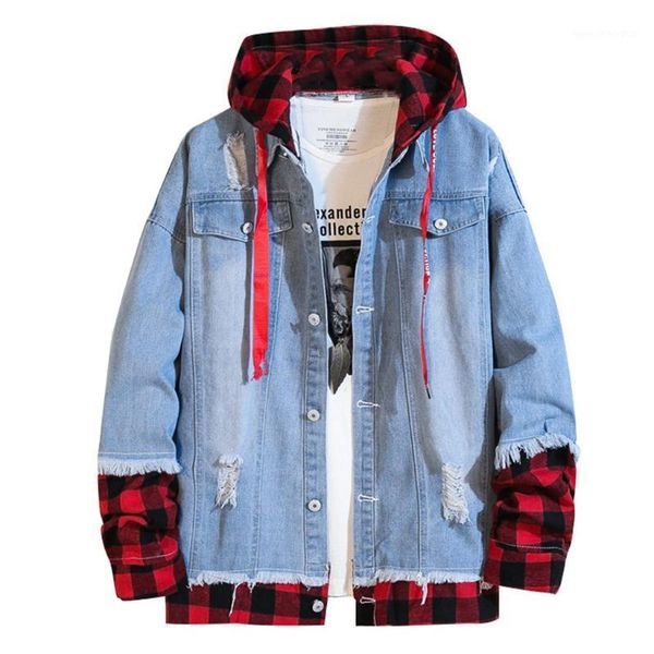 men's jackets jacket men style fashion fake two-piece jean coat checked cap loose hip hop streetwear jaqueta jeans masculina1, Black;brown
men's jackets jacket men style fashion fake two-piece jean coat checked cap loose hip hop streetwear jaqueta jeans masculina1, Black;brown
