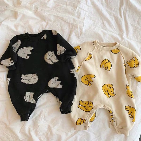 2020 baby boy autumn bear printed romper newborn baby girl long sleeve jumpsuits one piece romper clothes winter toddler onesie c1018, Blue
2020 baby boy autumn bear printed romper newborn baby girl long sleeve jumpsuits one piece romper clothes winter toddler onesie c1018, Blue