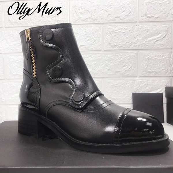 buckles decor women ankle boots new fashion genuine leather women matin boots black low heels winter shoes
buckles decor women ankle boots new fashion genuine leather women matin boots black low heels winter shoes