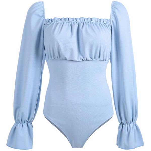 women's jumpsuits & rompers 2021 autumn womens bodusuit square collar ruffle flare long sleeve fashion jumpsuit lace up bandage hollow, Black;white
women's jumpsuits & rompers 2021 autumn womens bodusuit square collar ruffle flare long sleeve fashion jumpsuit lace up bandage hollow, Black;white